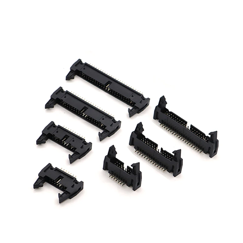 

DC2 cow horn socket 2.54MM 90 degree/180 degree simple cow socket 6P/8/10/12P/18-64P cow horn buckle