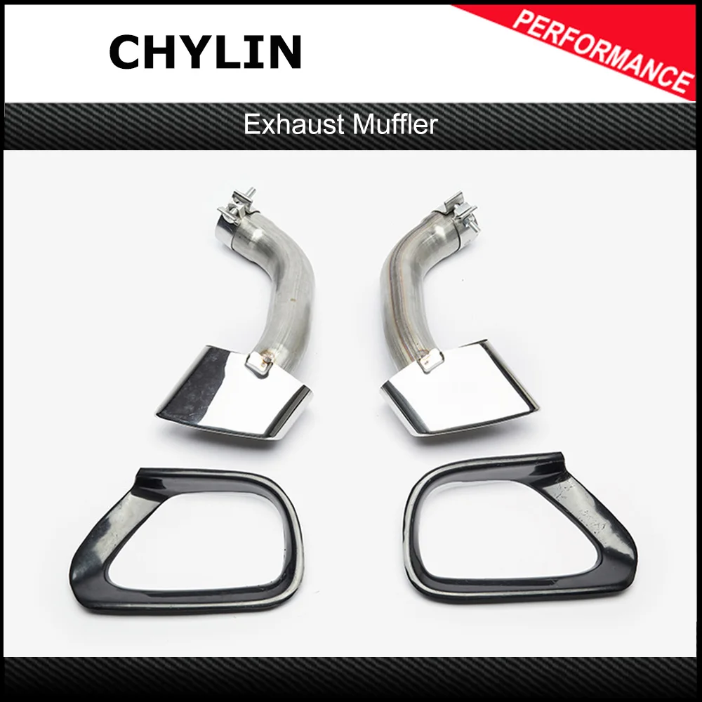 

Высококачественный 1 комплект наконечников выхлопной трубы для BMW X5 E70 2009-2011 304 из нержавеющей стали