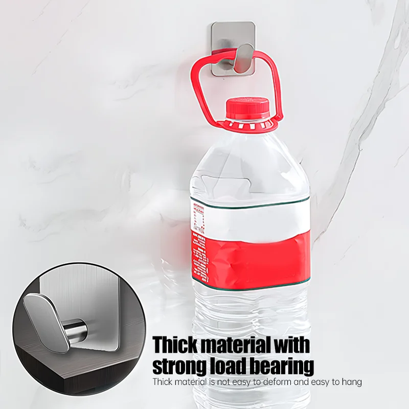 1 / 4 вязкие стенные крючки нержавеющая сталь туалетные кухонные полотенца куртки