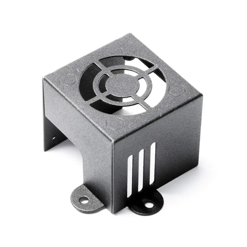 Задняя опорная пластина экструдера с кареткой по оси X и крышкой вентилятора для