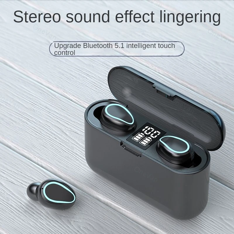 

Dual Stereo Noise Reduction Bass Touch Control Long Standby headphones Bluetooth 5.1 NEW Original TWS Wireless Earphone Sports