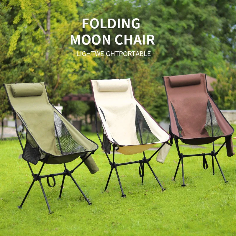 Folding chair outdoor camping portable widened ultra light aluminum alloy leisure sketch beach camping fishing breathable chair