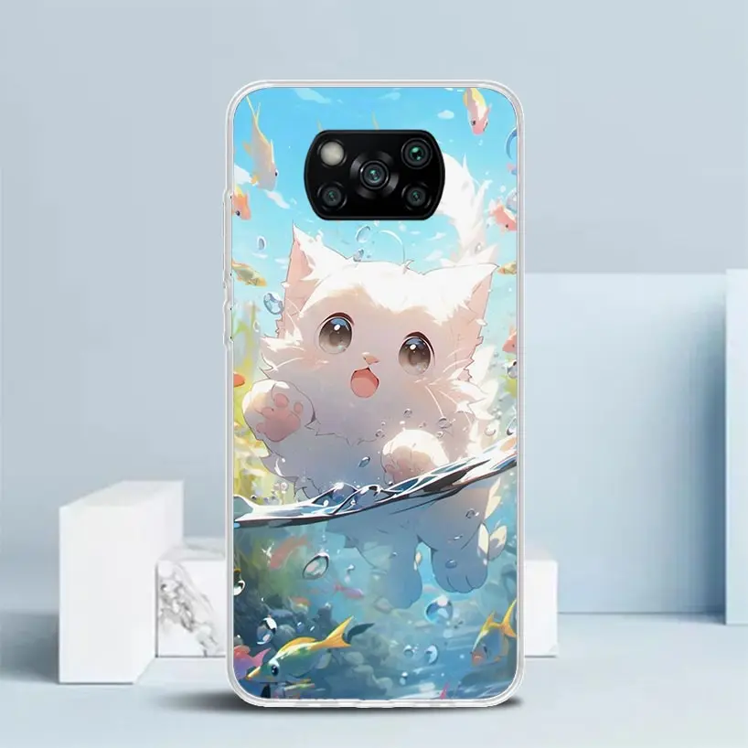 Чехол для телефона Xiaomi Poco X6 X5 X4 X3 Nfc F6 F5 Pro F4 Gt F3 F2 F1 M5S M4 M3 M2