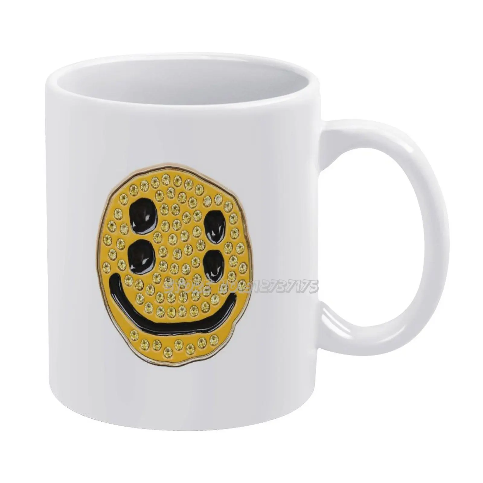 Фотография блошиного рынка с кактусами-Swarovski-белая кружка Nike для друзей и семьи