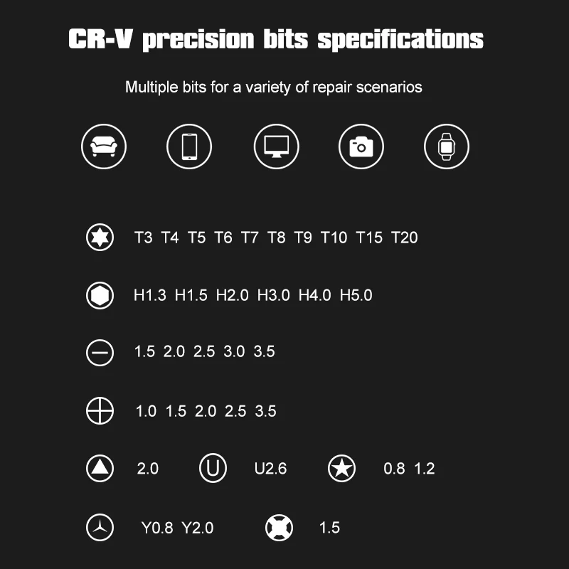 Набор прецизионных отверток JAKEMY JM-8139 47 в 1 рычаг для ЖК-экрана планшета
