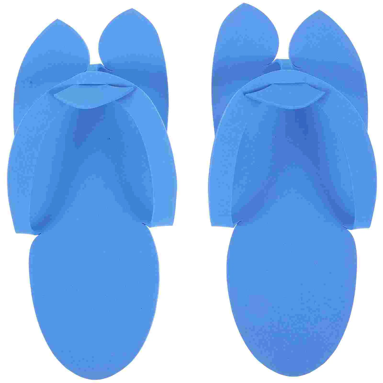 

12 Pairs Foam Slippers Spa Guests Salon Flip-flops Travel Men Pedicure Disposable Footwear Assembled Shoes Beach