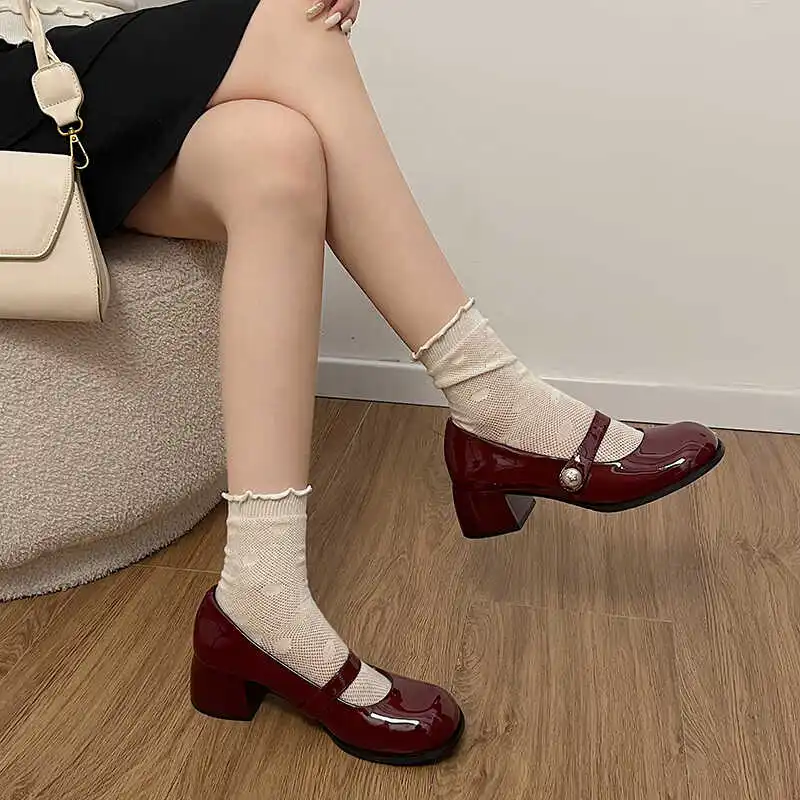 Туфли Женские на плоской подошве Оксфорды Жемчужное украшение Платье с