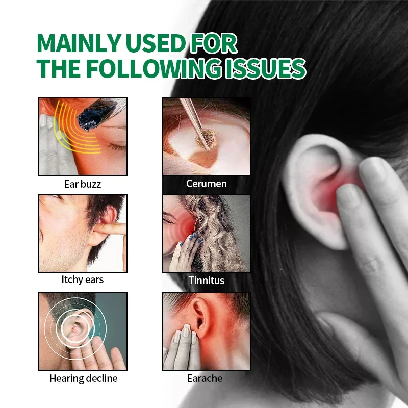 5 бутылочек лечение шума в ушах капли для ушей облегчение звонков жидкость снятия