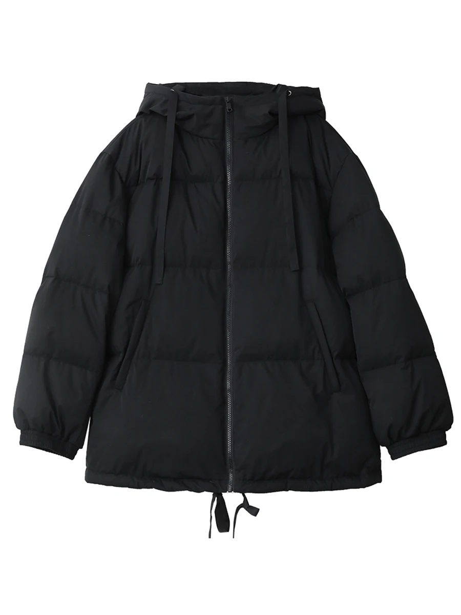 CHIC VEN Women's Down Coats Hooded 90 White Duck Down Jacket Female Overcoat Woman Coat Office Lady Autumn Winter 2023