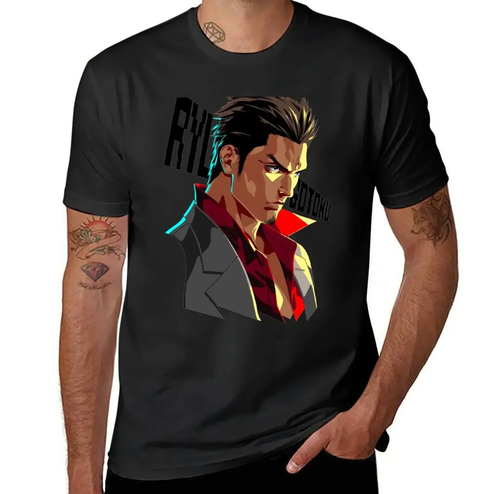 Футболка Ryu Ga готоку якудза kiryu футболка тяжелые мужские футболки новинка 2024