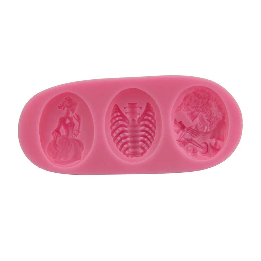 

Cake Bakeware Cup Girl Novel Shaped Dish Non- Fondant Cookie Chocolate Tray for Bread Cupcake Jelly Dessert