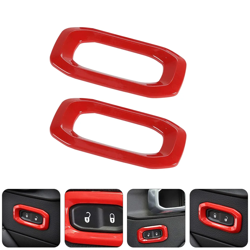 

2Pcs Practical Door Lock Switch Cover Auto Lock Protector Vehicle Lock Protector