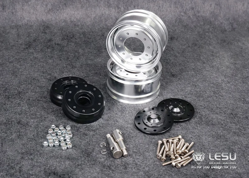 

LESU Front Wheel Hub 1 for 1/14 DIY TAMIYAYA Model Axle RC Truck Car Bearing Brake Adult DIY Toy Part TH10244-SMT1