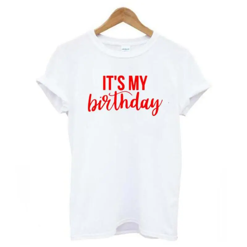 

Модная хлопковая футболка с коротким рукавом, женская футболка «отряд на день рождения», женская футболка, Повседневная футболка с надпись...