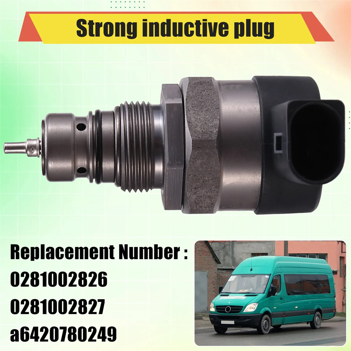 0281002827 Датчик регулятора давления автомобиля для Mercedes Benz Sprinter 309 310 311 313 314 316 CDI 2006-on