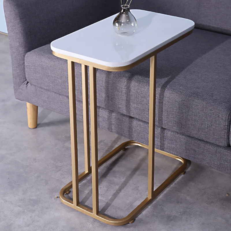 

Скандинавская версия, роскошный прикроватный столик, простой современный угловой мраморный мобильный Маленький журнальный столик для гостиной, угловой диван