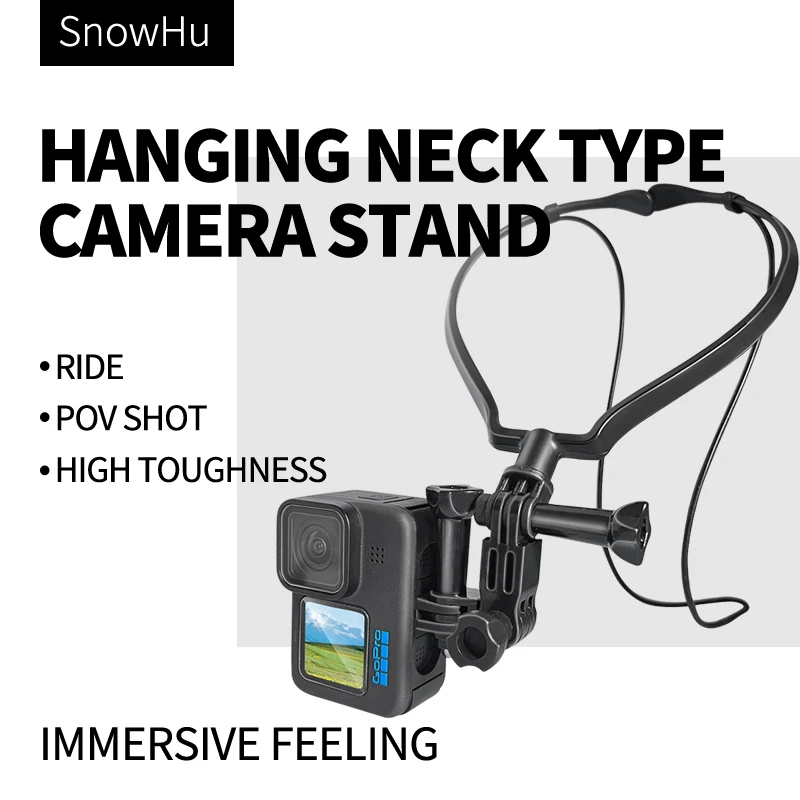 

Neck Hold Mount Lanyard Strap for GoPro 11 10 9 8 7 6 Max Insta360 DJI for iphone Xiaomi yi SJCAM EKEN Action Camera Accessories