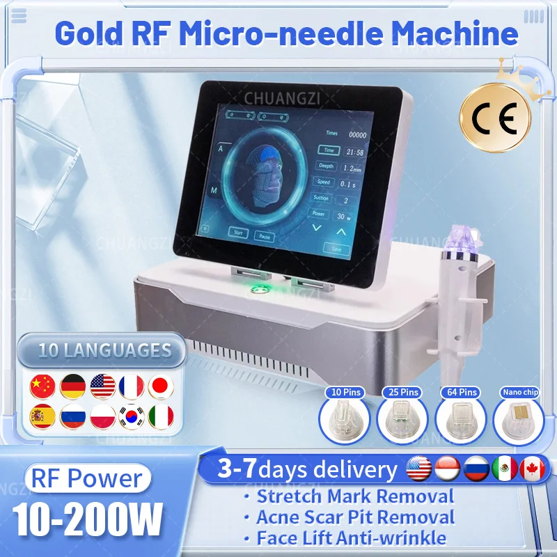 

2023 Portable Microneedling R-F Fractional Microneedle Machine Acne Treatment Face lift Skin Rejuvenation Beauty Euipment