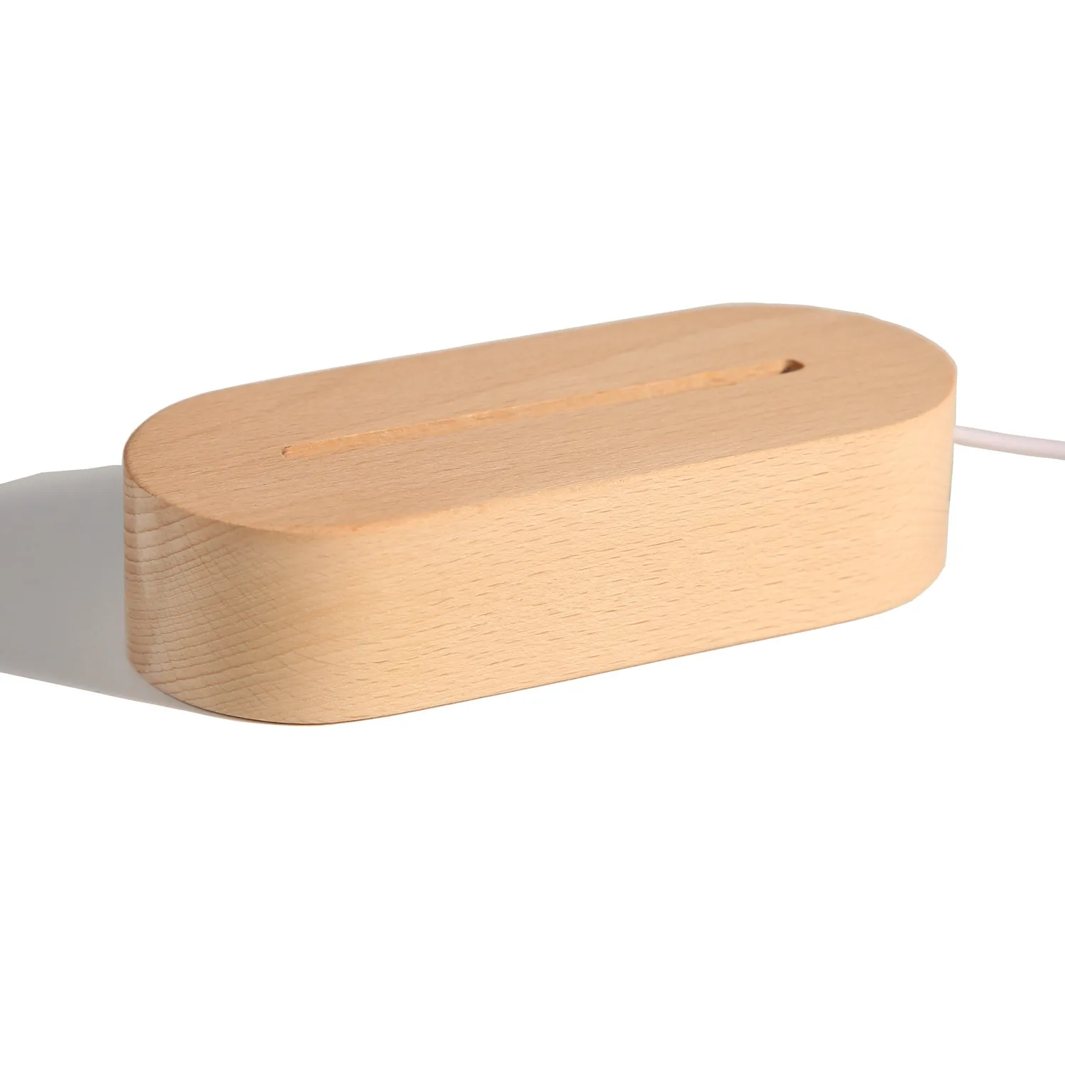 

Настольная лампа из массива дерева, светодиодная, с USB-разъемом