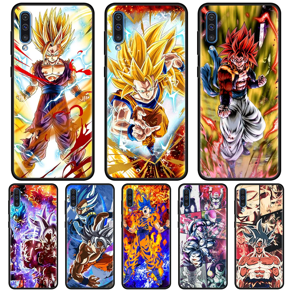 Чехол для Samsung Galaxy A50 A30 A30s A20s A20e A10 M51 M31 M31s M30s M62 M52 M22 M12 Dragon Ball Son Goku Gohan силиконовый