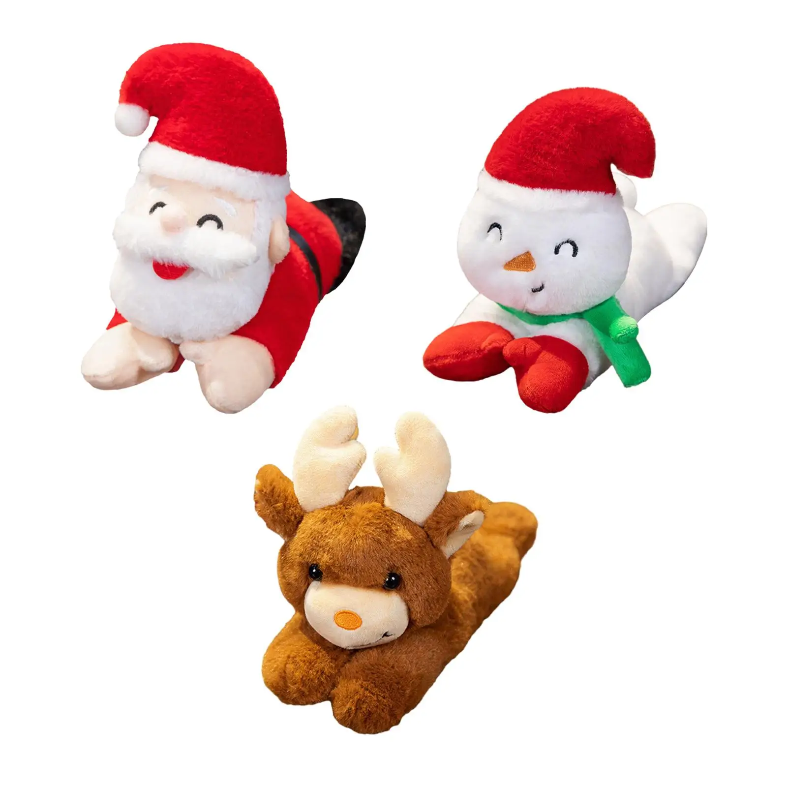 

Рождественский браслет Slap, носимые мягкие игрушки, украшения, удобные Мультяшные украшения, браслеты-застежки для мальчиков