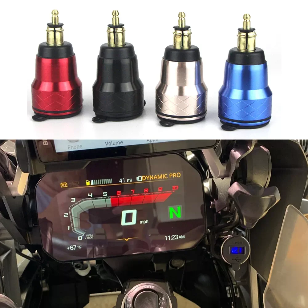 

Водонепроницаемое зарядное устройство для мотоциклов BMW F800GS R1250GS R1200GS ADV F900R F900XR, адаптер для прикуривателя со светодиодным дисплеем