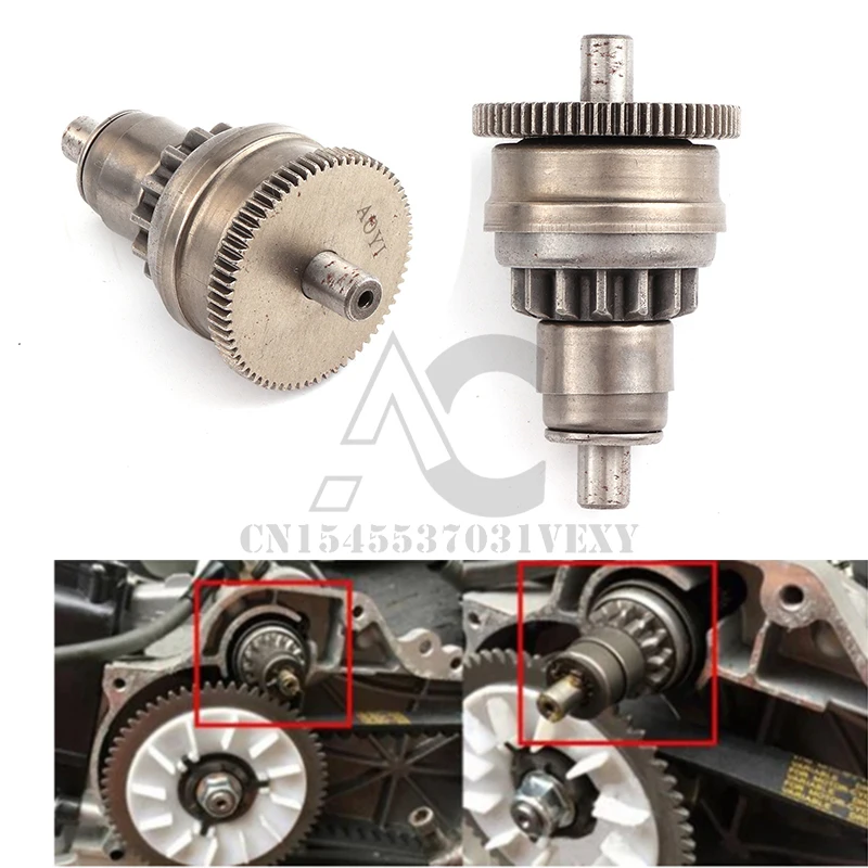 

Starter Motor Clutch Gear For Bendix GY6 50cc 4 Stroke Chinese Scooter Taotao