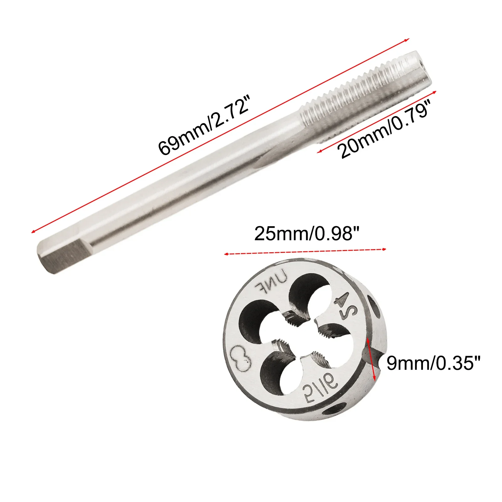 Набор метчиков и матриц Precision Threading Easy 5/16 24UNF предназначенный для очистки или