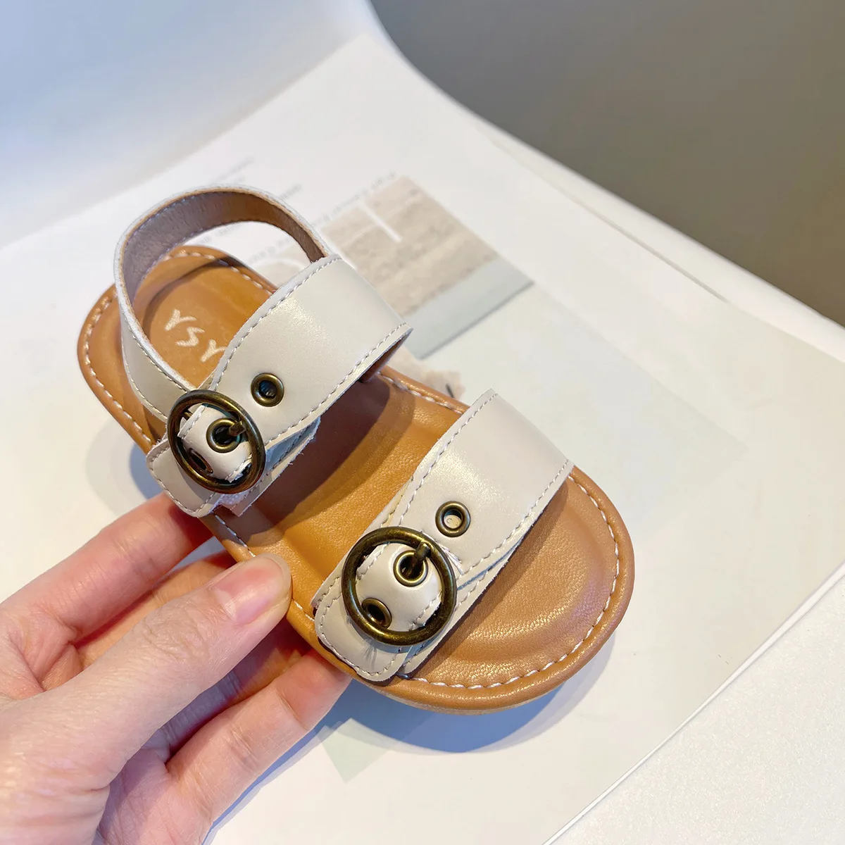 

2022 Summer New Children Sandals Fashion Casual Boys and Girls Sandalias Para Niñas with Buckle Latch Kids Shoes