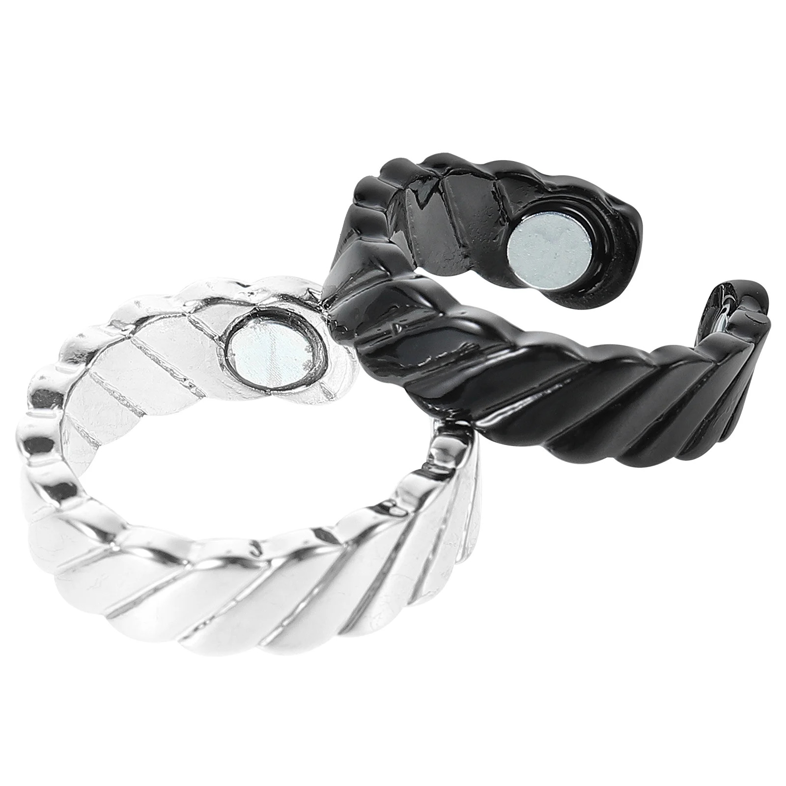 

Ring Rings Magnetic Lymphlymphatic Health Drainageloss Weight Energy Yogacouple Changing Color Mood Adjustablebodyslimming