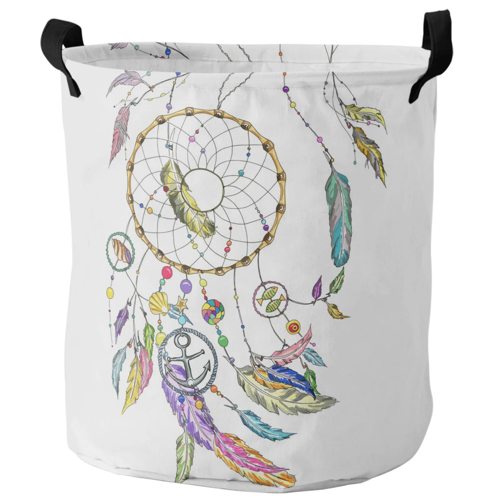 

Корзина для грязного белья «Ловец снов» с АНКЕРОМ, складной водонепроницаемый органайзер для дома, корзина для одежды, детская корзина для ...