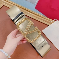 designer clothes women luxury corset belt spring summer 2022 fashion reversible belt top quality gold belt genuine leather