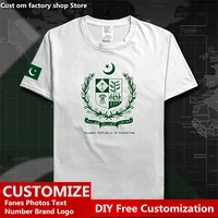 pakistan country flag t shirt custom jersey fans name number brand logo cotton t shirts men women loose casual sports t shirt