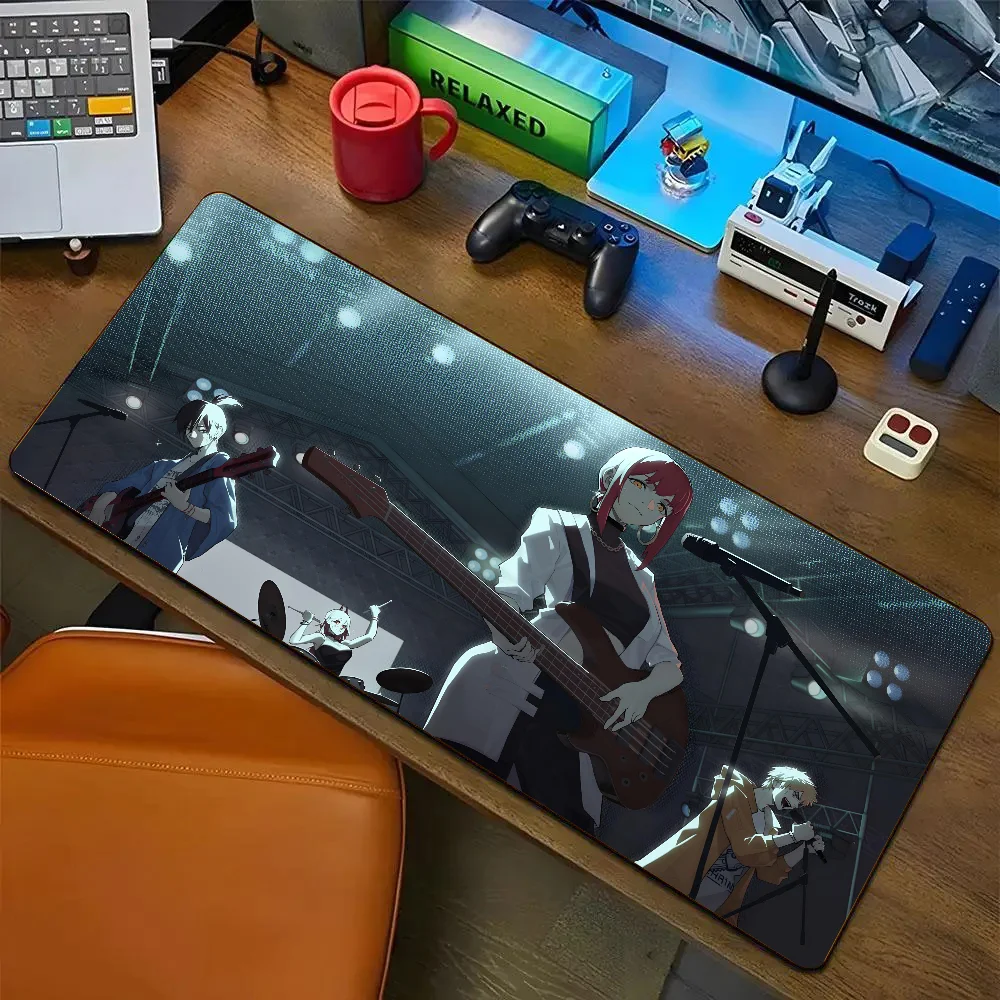 Фото 1pc Hot Anime Chainsaw Man Makima Non-slip Mouse Pad Suitable For Office Computers Laptops E-sports Game Desk Mats XXL Keyboard №3