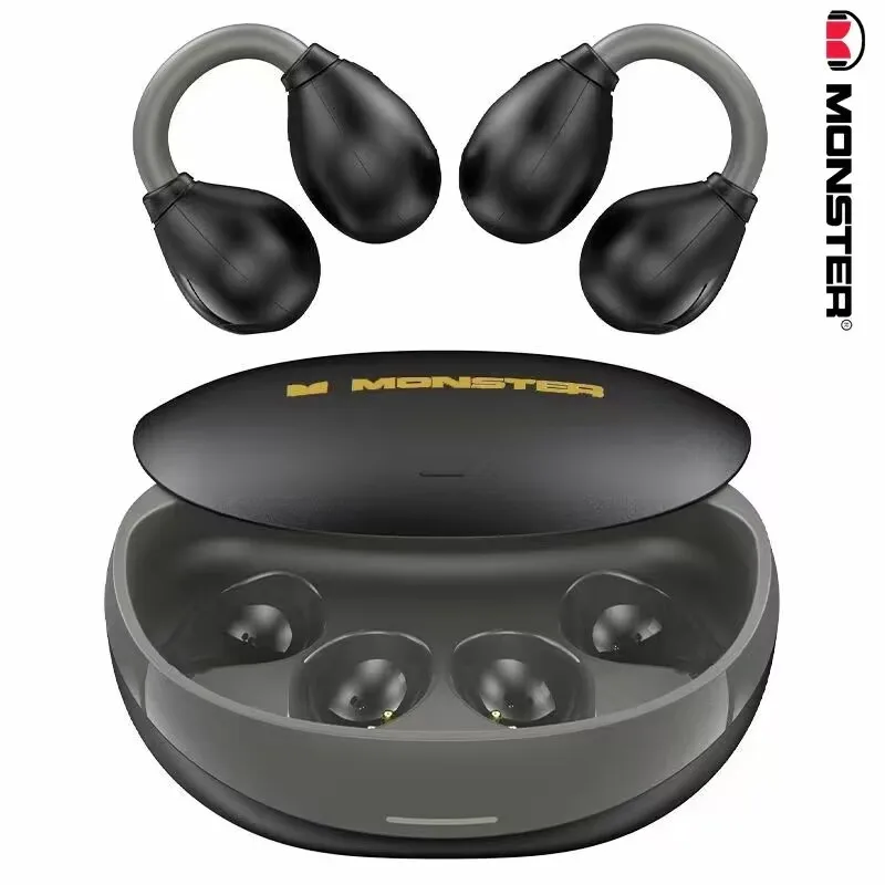 

Original Monster Open Ear AC500 Bluetooth Earbuds New Wireless Conduction Sports Running Headphones Waterproof With Mic Earpbud