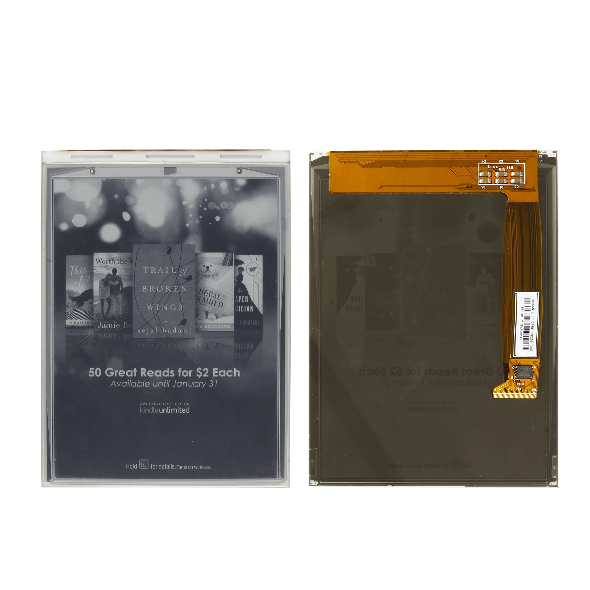 ED060SCF 100% новый eink для Amazon kindle 4 kindle4 k4 DO1100 D01100 ЖК-дисплей экран электронная книга 800*600 6 дюймов Бесплатная доставка (art.: 7a746e392) - 7a746e392