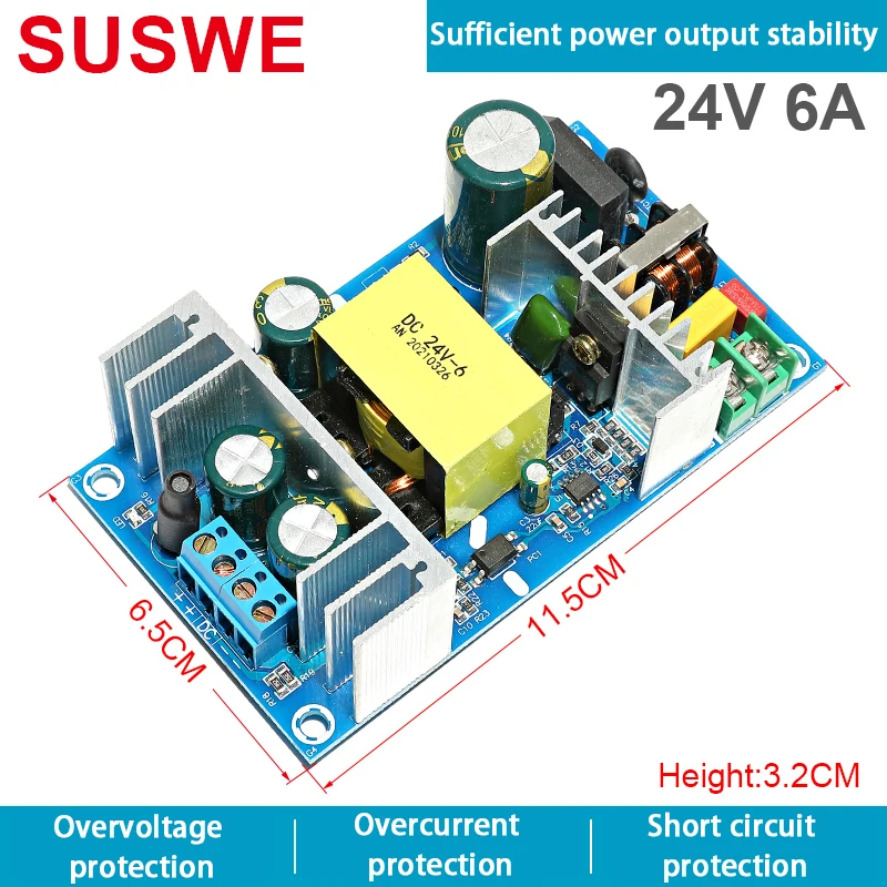 

High power switching power supply board industrial bare board power supply module AC-DC module 12V 24V 36V to110-200v