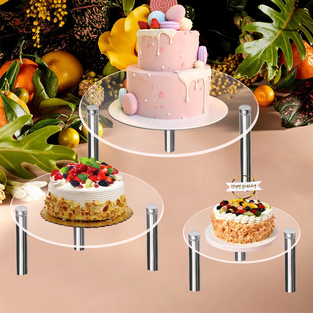 

Фотоподставка для торта, подставка для торта, держатель для десертов, акриловый Настольный набор для торта на день рождения, подставка для кексов, украшение для торта
