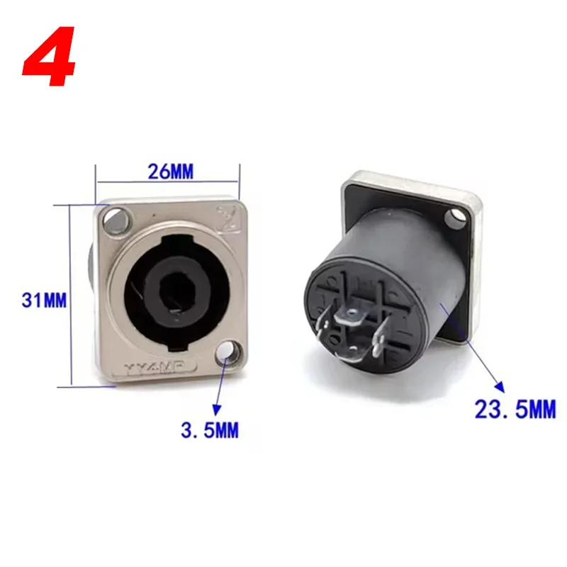 

Speakon 4-х ядерный разъем XLR