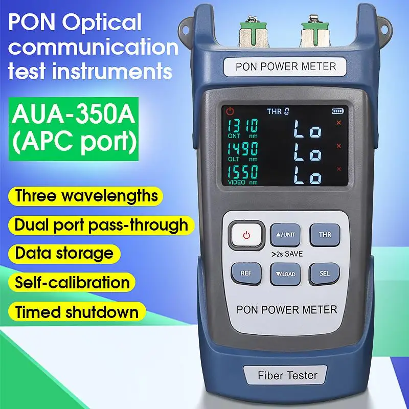 

COMPTYCO AUA-350A/U APC/UPC port (опционально) оптоволоконный измеритель мощности PON FTTX/ONT/OLT 1310/1490/Нм