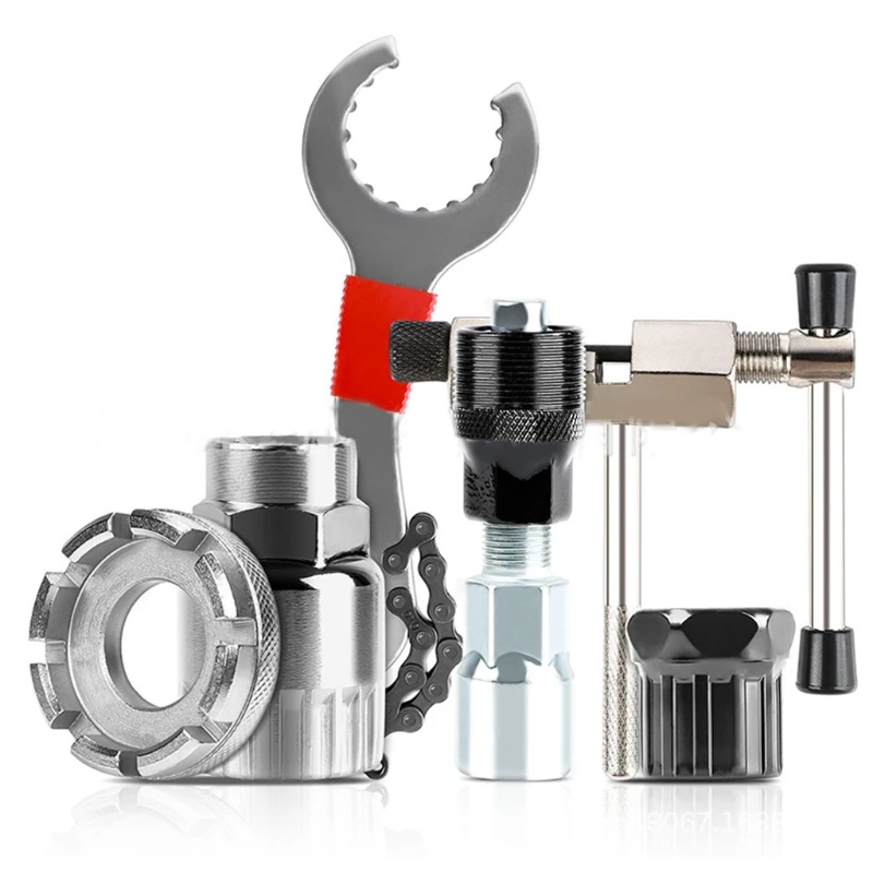 

Mountain Bike Bicycle Repair Tool Kit Crank Chain Cutter Extractor Bracket/Freewheel/Crank Puller Remover