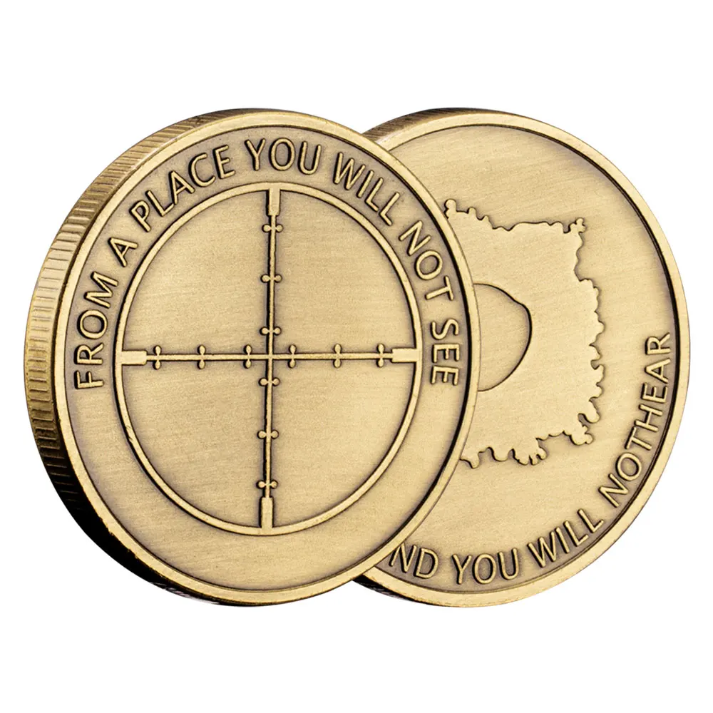 

Бронзовая памятная монета US Army Sniper