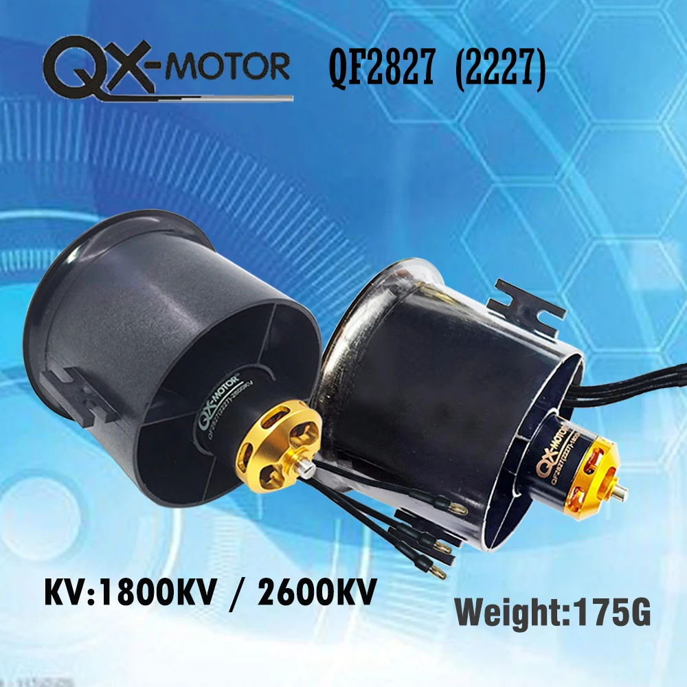 

1PCS 70mm EDF 12 Blades Ducted Fan QF2827 Brushless motor 1800KV 2600KV use 4s 6s LIPO For FMS RC Remote Controlled Toys
