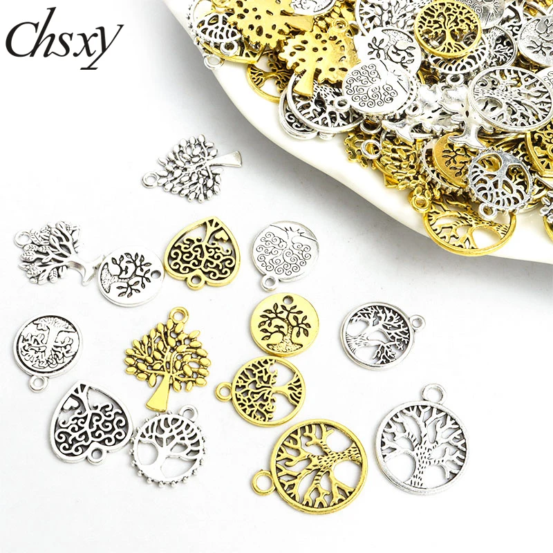 

10 шт., металлические подвески в виде дерева жизни