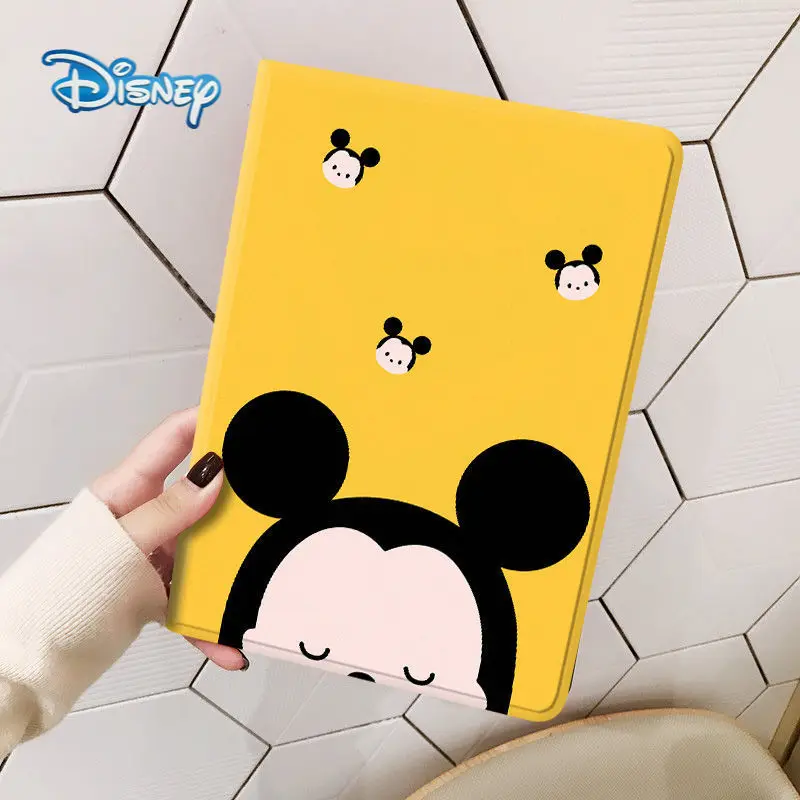 

Disney Mickey Cartoon Case for IPad 9.7/10.2/10.5/11 inch Pro 2018/19/20 Mini 1/2/3/4 air 5/6 Tablet Magnetic Smart Cover Funda