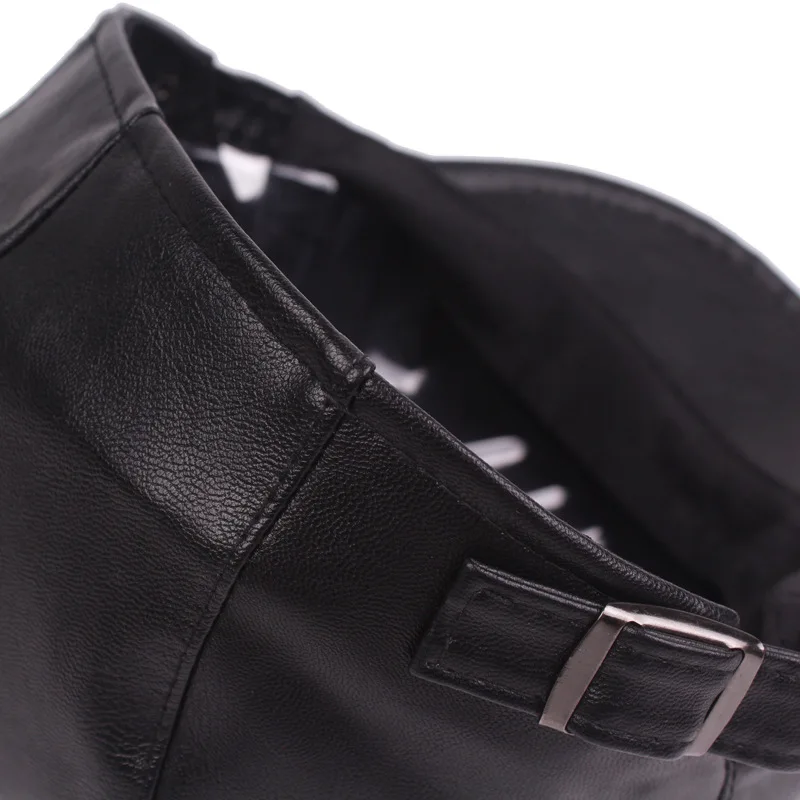 Новинка береты для мужчин и женщин кожаные британские винтажные плоские