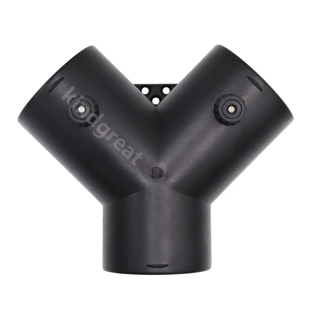 

75 мм Y-образная труба с клапаном клапана стояночный обогреватель Exhasut канал вентиляционный регулятор выходной соединитель