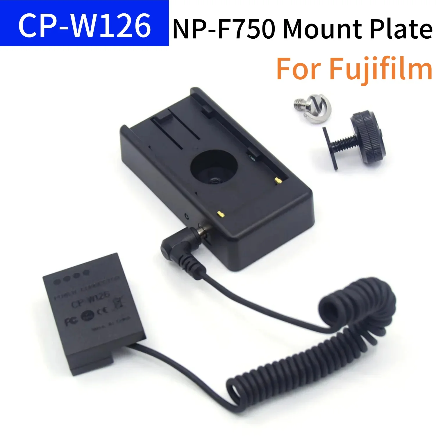 CP - W126 NP Имитационный аккумулятор до F970 F960 F750 F550 Установка панели питания адаптера
