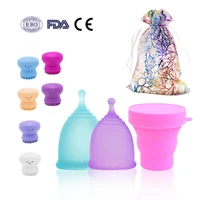5pc women menstrual cup medical grade silicone certified menstrual bowl feminine hygiene mestrual collector reusable period disc