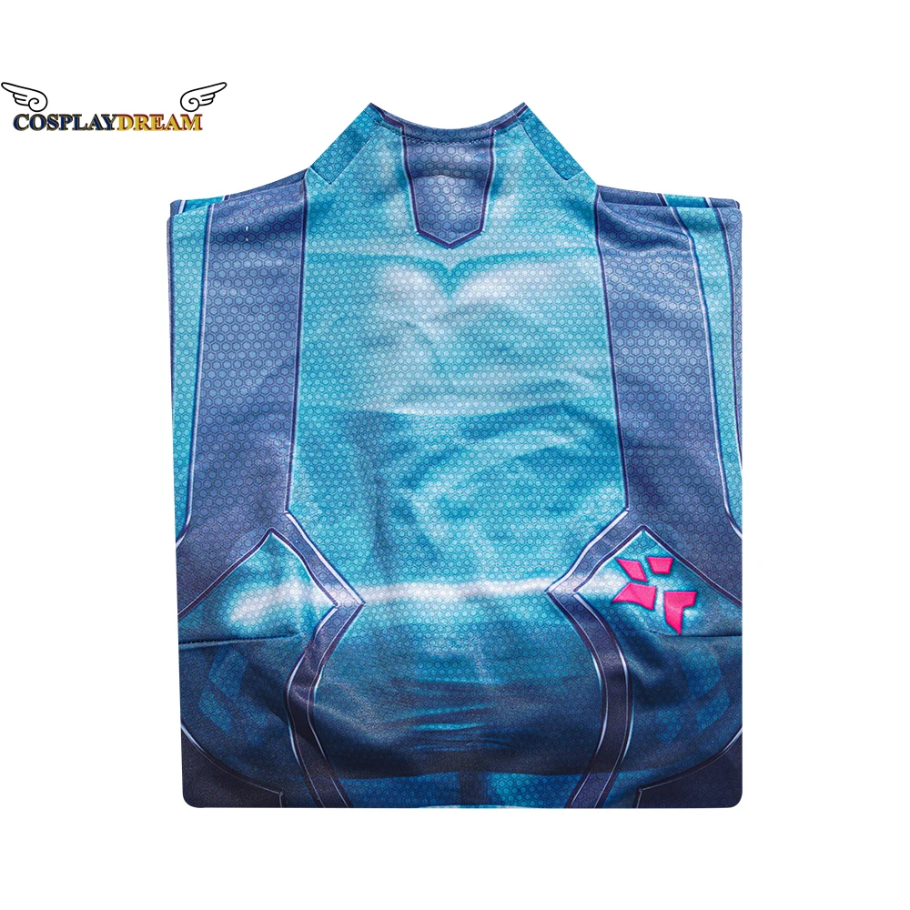 Игровой костюм для косплея Метроид страх Самус Аран супергероя зентай спандекс